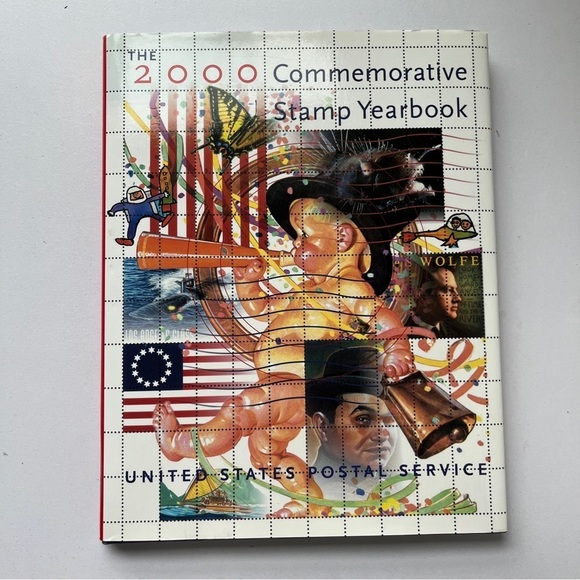 The U.S. Postal Service The 2000 Commemorative Stamp Yearbook Hardcover Book - Picture 1 of 8